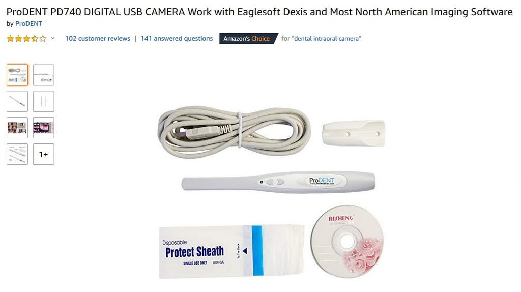 ProDENT Dental Intraoral Camera PD740 – Amazon Editor's Choice