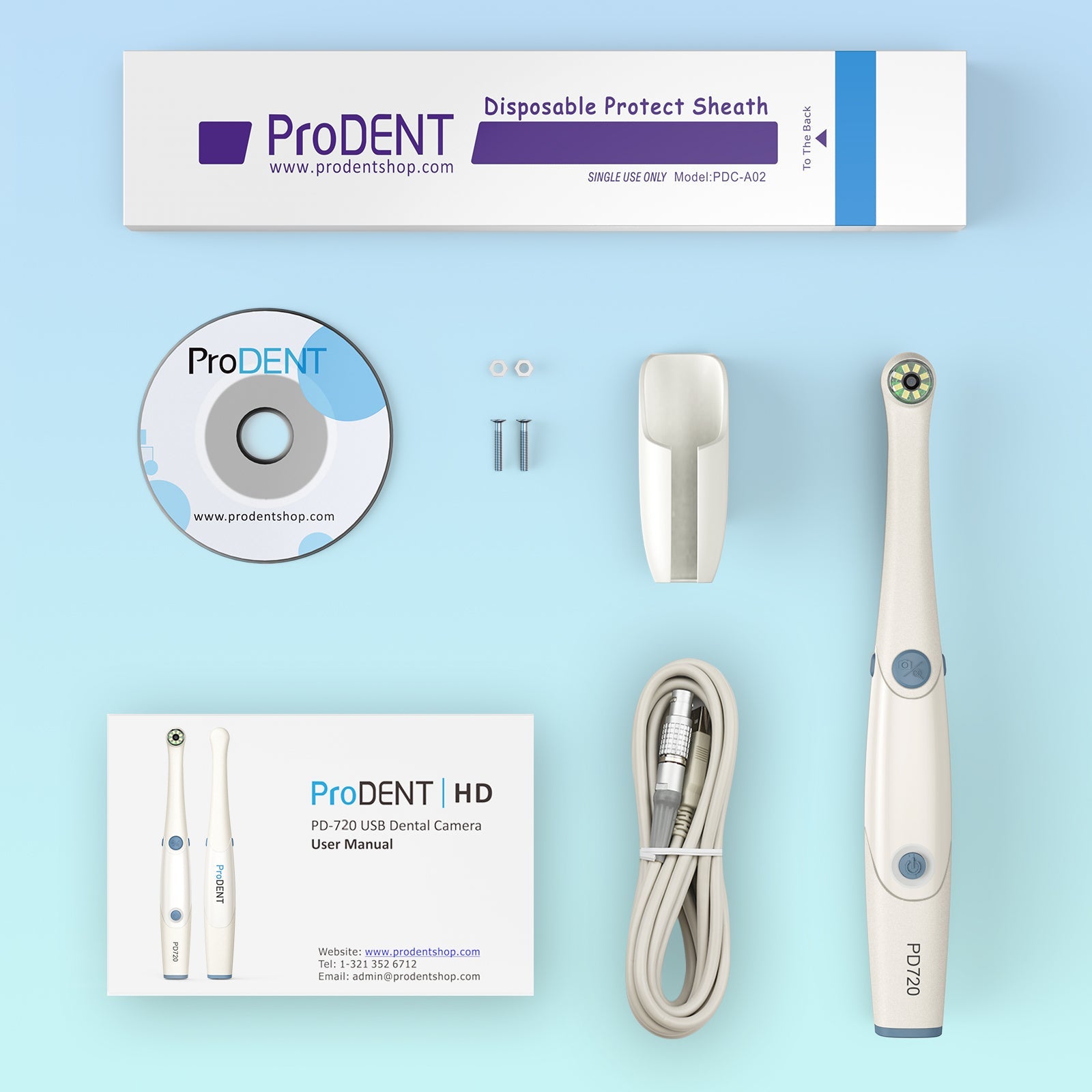 Cámara intraoral ProDENT PD720
